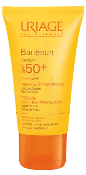 Uriage Bariésun Spf50+ Crème Peau Sensible T/50ml+etui