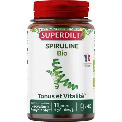 Superdiet Spiruline Bio Gélules B/45 à Saint-Sébastien-sur-Loire