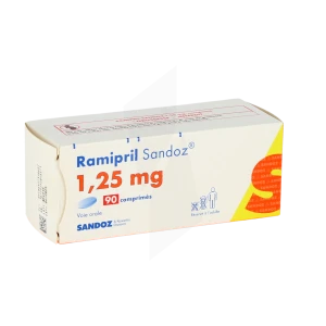Ramipril Sandoz 1,25 Mg, Comprimé