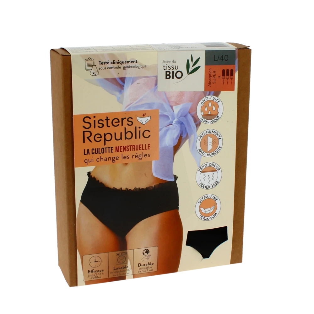 Sisters Republic Colette Culotte Menstruelle Flux Super Tl