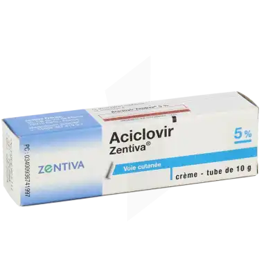 Aciclovir Zentiva 5 %, Crème à NANTERRE