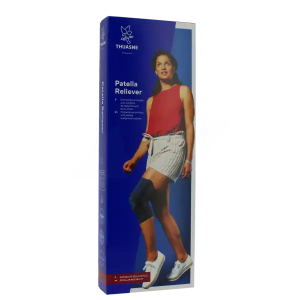 Thuasne Patella Reliever Genouillère Articulée Gauche Gris Taille 3