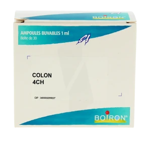 Boiron Colon 4ch Solution Buvable En Ampoules Boîte De 30 Ampoules