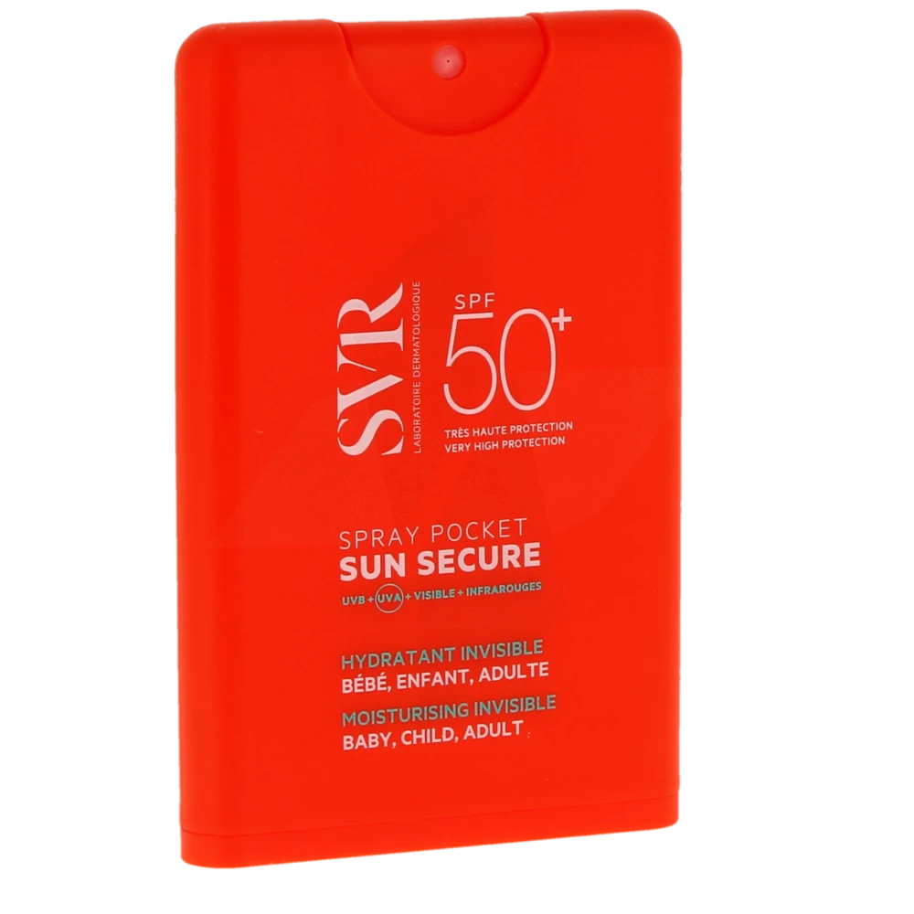 Svr Sun Secure Spray Pocket Spf50 20 Ml