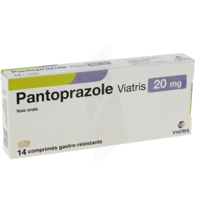 Pantoprazole Viatris 20 Mg, Comprimé Gastro-résistant