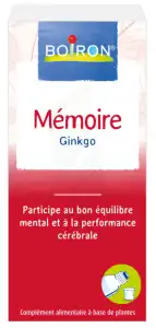 Boiron Mémoire Ginkgo Solution Hydroalcoolique Fl/60ml à VALENCE