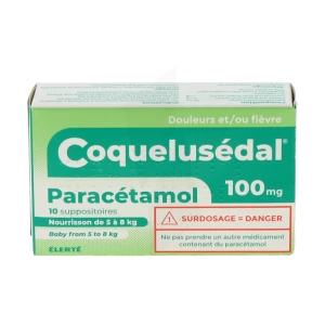 Coquelusedal Paracetamol 100 Mg, Suppositoire