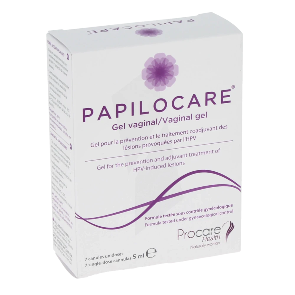 Papilocare Gel Vaginal Réépithélisant 7 Canules/5ml