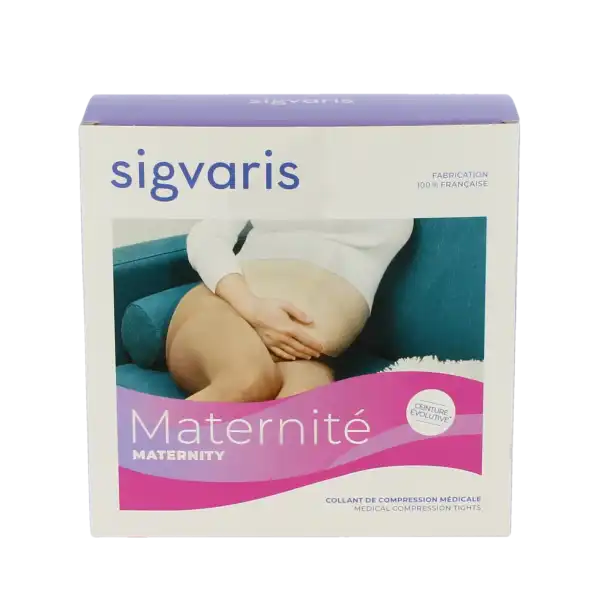 Sigvaris Maternite Opaque Collant  Femme Classe 2 Noir Small Normal