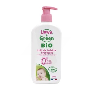 Love & Green Lait De Toilette Hydratant Bio Fl/500ml