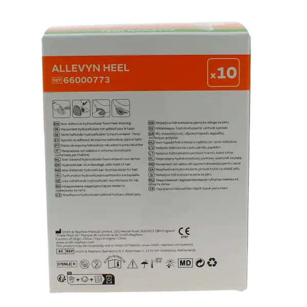 Allevyn Heel Boîte De 10