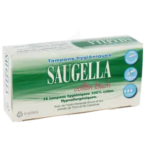 Saugella Cotton Touch Tampon Périodique Normal B/16 à CERNAY