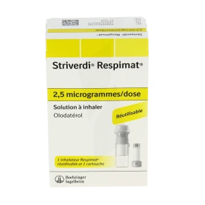 Striverdi Respimat 2,5 Microgrammes/dose, Solution à Inhaler