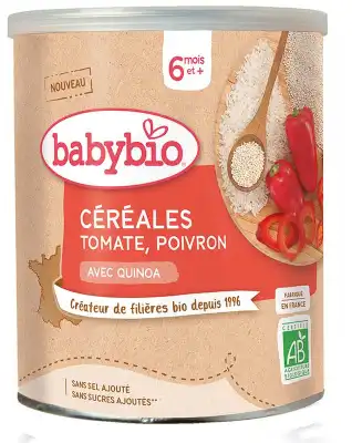Babybio Céréales Tomate Poivron à BU