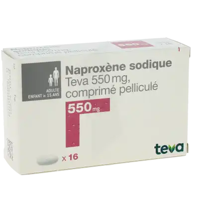 Naproxene Sodique Teva 550 Mg, Comprimé Pelliculé à Hagetmau