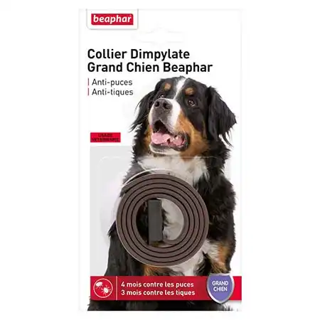 Collier Dimpylate Grand Chien Beaphar, Collier Médicamenteux