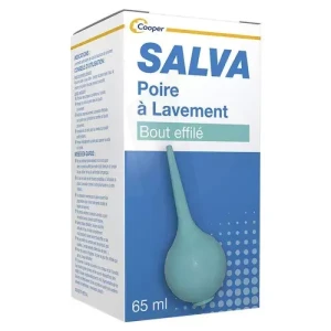 Salva Poire Lavement Auriculaire N°4 Réservoir 65 Ml
