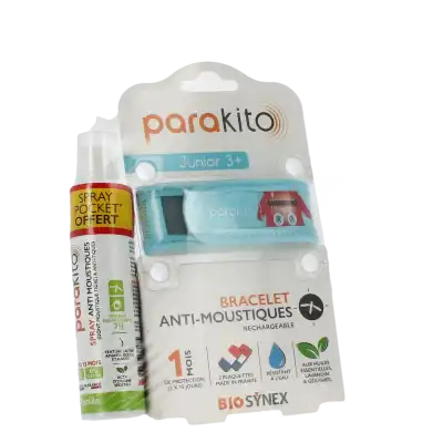 Parakito Bracelet Anti-moustique Junior Monstres +spray Offert 30ml à Noisy-le-Roi