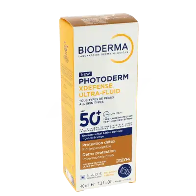Bioderma Photoderm Xdefense Ultrafluide Spf50+ Cr 04 Fl/40ml à Saint-Etienne