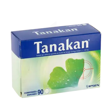 Tanakan 40 Mg, Comprimé Enrobé Pvc/alu/90 à TOURS
