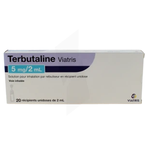 Terbutaline Viatris 5 Mg/2 Ml, Solution Pour Inhalation Par Nébuliseur En Récipient Unidose