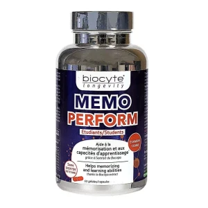 Biocyte Mémo Perform Gélules B/60