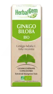 Herbalgem Ginkgo Biloba Macérat Bio 30ml à SARROLA-CARCOPINO