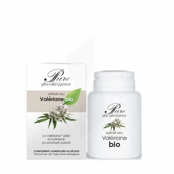 Phytalessence Pure Extrait Sec Valériane Bio 60 Gélules