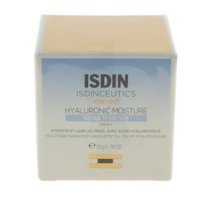 Isdin Hyaluronic Moisture Crème Peaux Normales à Sèches Pot/50g