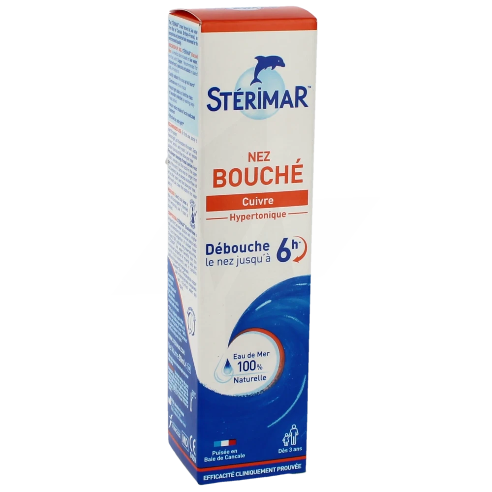 Stérimar Nez Bouché Solution Nasale Adulte Fl Pulv/50ml