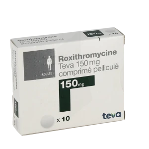 Roxithromycine Teva 150 Mg, Comprimé Pelliculé