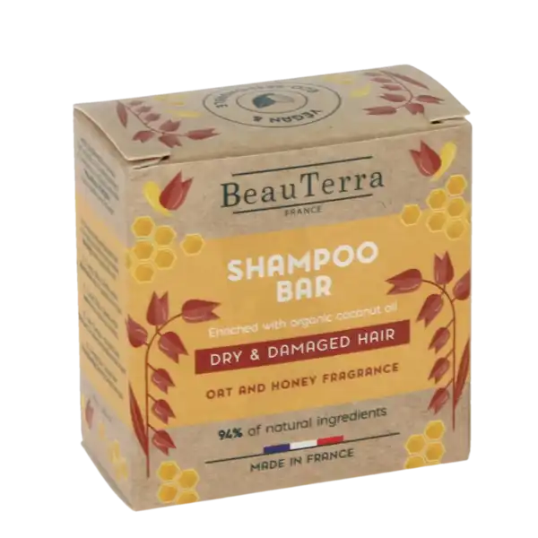 Beauterra Shampooing Solide Cheveux Secs B/75g