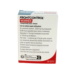 Frontcontrol Wormer Comprimés Chien B/2