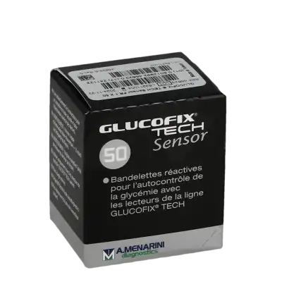 Glucofix Tech Sensor Bandelette B/50 à Lomme