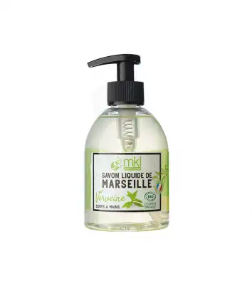 Mkl Savon Liquide De Marseille Bio Verveine Fl Pompe/300ml