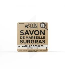 Mkl Savon De Marseille Solide Vanille Des îles 100g