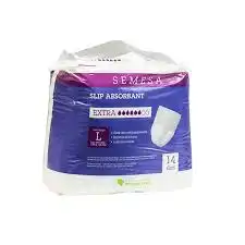 Semesa Slip Large Slips Absorbants  Sachet De 14 à MULHOUSE