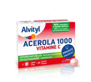 Alvityl Acérola 1000 Vitamine C Comprimés à Croquer B/30