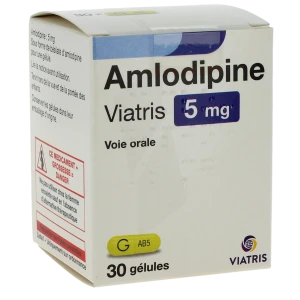 Amlodipine Viatris 5 Mg, Gélule