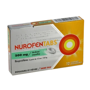 Nurofentabs 200 Mg, Comprimé Orodispersible