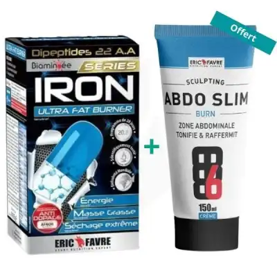 Eric Favre Iron Ultra Fat Burner 120 Gélules + Gel Abdo à MARIGNANE