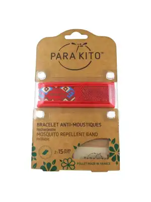 Parakito Ethnic-géométric Bracelet Répulsif Anti-moustique Maya B/2 à LE-TOUVET