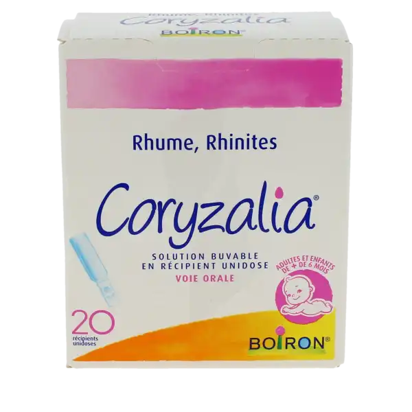 Boiron Coryzalia, Solution Buvable En Récipient Unidose