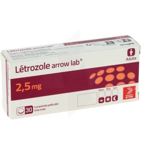 Letrozole Arrow Lab 2,5 Mg, Comprimé Pelliculé