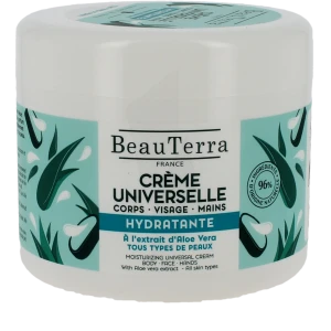 Beauterra Cr Universelle Corps Visage Mains Hydratante Pot/400ml