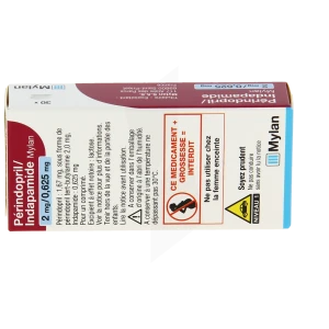 Perindopril/indapamide Viatris 2 Mg/0,625 Mg, Comprimé