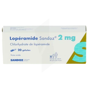 Loperamide Sandoz 2 Mg, Gélule