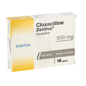 Cloxacilline Zentiva 500 Mg, Gélule