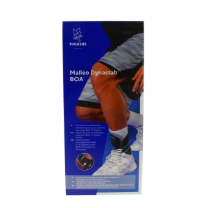 Thuasne Malleo Dynastab Boa Chevillère D’immobilisation Stabilisatrice Avec Système De Serrage Boa Fit System Gris Taille 3