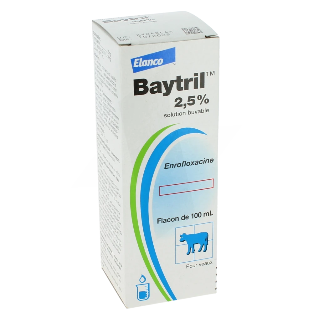 Baytril 2,5 % Solution Buvable, Solution Buvable